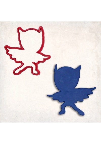 Pj Masks Owlette Kurabiye Kalıbı Şekillendirici Kopat KIrmızı