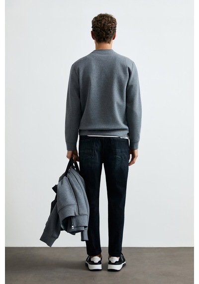 Lufian Grand Erkek Sweatshirt Gri Gri 112030192100150