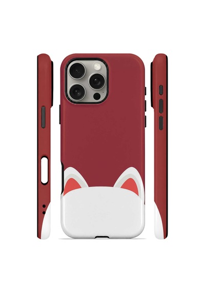 Velvoria Valestra Kedi Kulaklı Apple Apple iPhone Uyumlu 16 Pro Max Darbe Korumalı Kılıf Valestra Select - Kedi Kulaklı