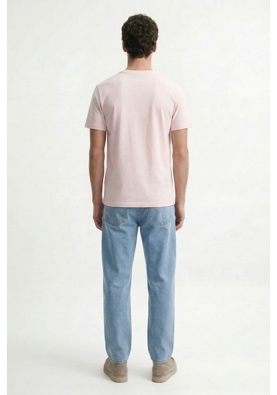 Antioch Pamuklu Erkek T-shirt Pembe