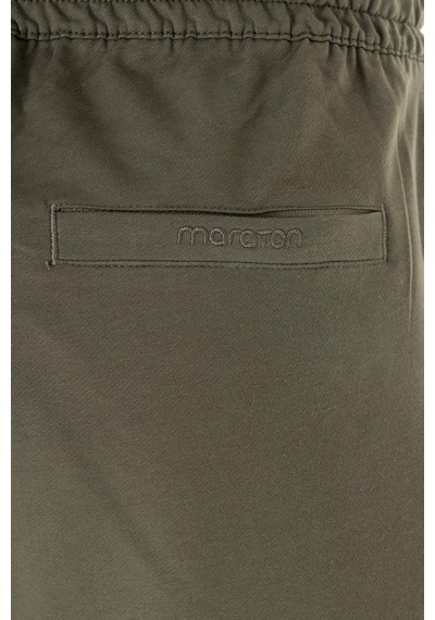 Maraton Sportswear Oversize Erkek Lastik Paça Basic Açık Haki Eşofman Altı 22417 Açık Haki