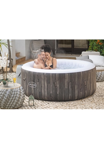 Lay-z-spa 60005 Bahamas Airjet Şişme Spa Havuzu, 2-4 Kişilik Kahverengi