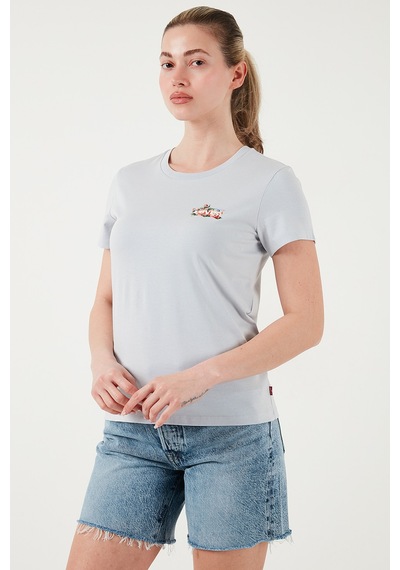 Levi's Bayan T Shirt 17369-2945 Açık Mavi Açık Mavi