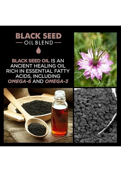 Luxury Black Seed Oil Blow Dry Cream, Moisturizing Styling Cream For Sleek &amp Smooth Hair, Light-hold, Sulfate, Parab