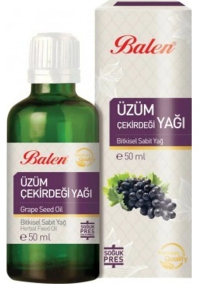 Balen Üzüm Çekirdeği Yağı 4 x 50 ML