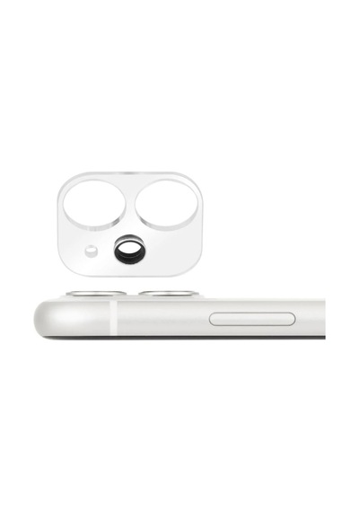 Apple Uyumlu iPhone 12 Mini Kamera Lens Koruyucu 3D Cam Şeffaf Tam Kaplama