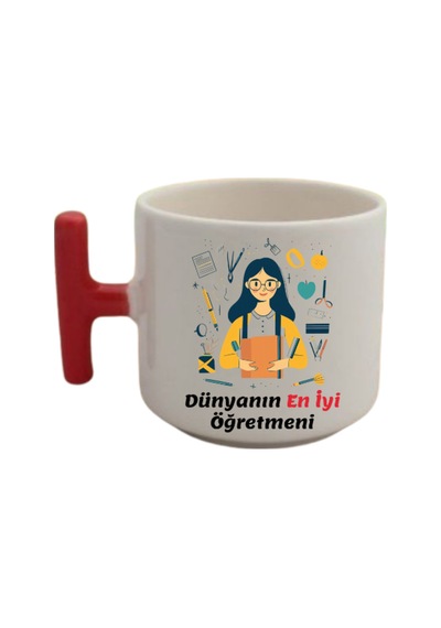 Öğretmenler Günü Hediyesi Kahve Kupası Kupa Bardak Beyaz