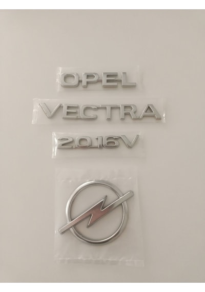 Opel Vectra 2.0 16v Bagaj Yazısı Vectra B Bagaj Arması 4lü Set Opel Vectra 2.016v Yazı Bagaj Arması