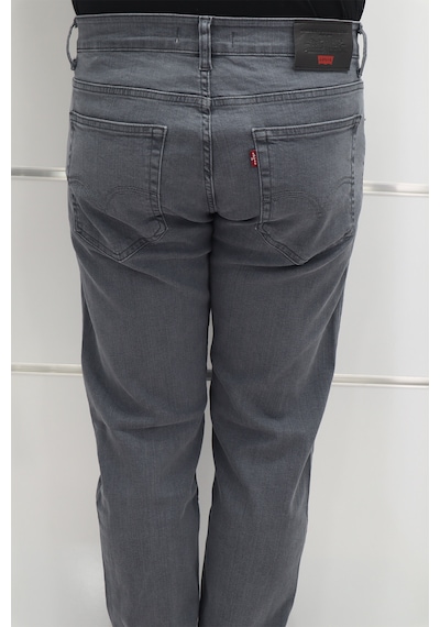 Denim Cartel Dmctekstil Erkek Yüksek Bel Rahat Kesim Boru Paça Jean Pantolon Gri