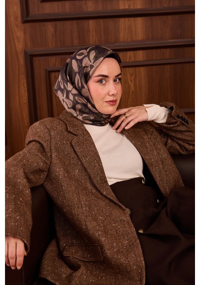 Silk Home Twill İpek Eşarp 11494-08 Koyu Mor