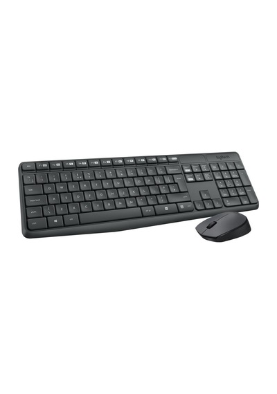 Logitech 920-007931 Mk235 Q Eng Kablosuz Siyah Klavye Mouse Set