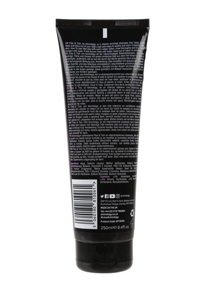 Animology Flea Tick Pire ve Kene Köpek Şampuanı 250 ML