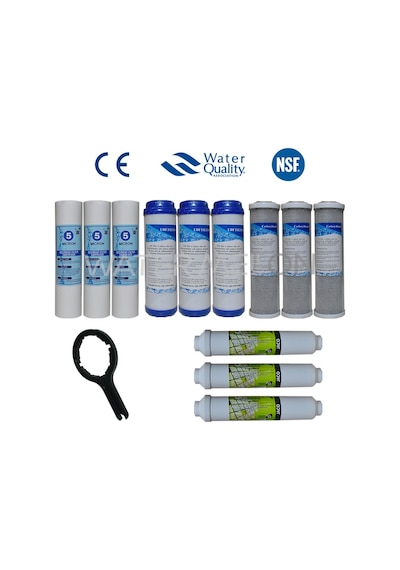 WaterMelon Açık Kasa Su Arıtma Filtre Seti 5 Aşama Ultra Ekonomik Paket 450635264