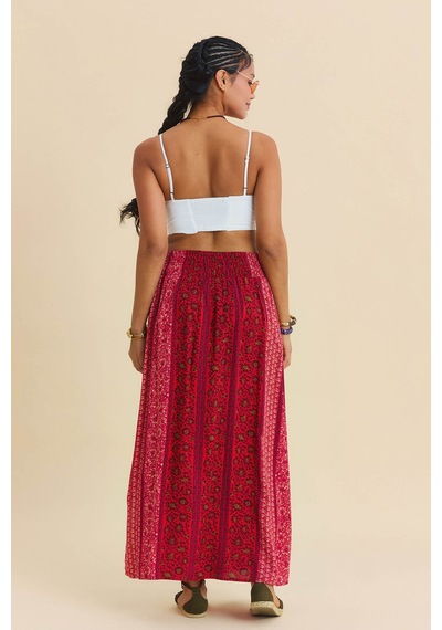 İnce Askılı Düğme Detaylı Crop Bluz Beyaz