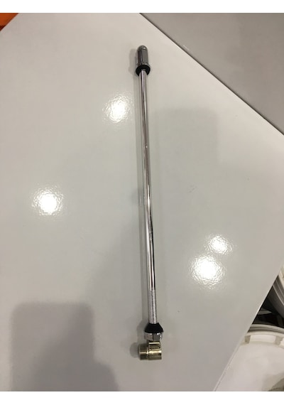 Krom Kaplama Metal Taharet Çubuğu 37Cm N11.576