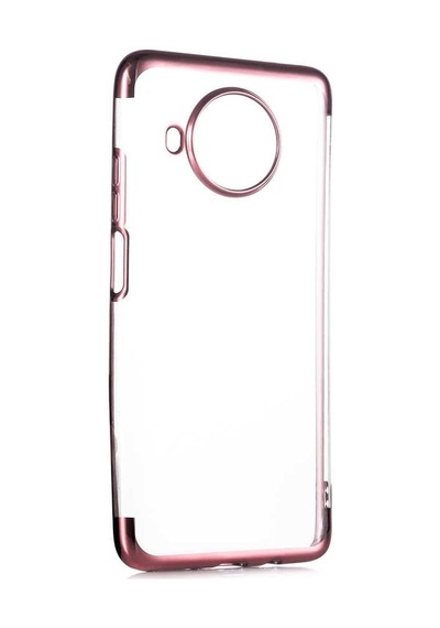 Xiaomi Redmi Note 9 Pro 5g / Xiaomi Mi 10t Lite 5g Kılıf Dört Köşeli Lazer Silikon Kılıf Rose Gold