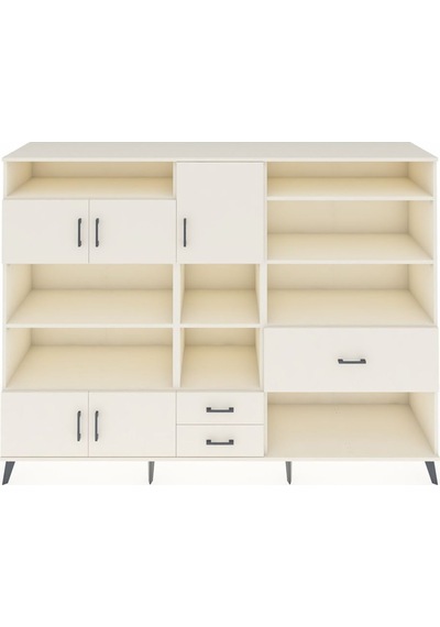 Hyperion Dolap 13 Raflı 3 Çekmeceli 5 Kapaklı 220x44x163 Aytaşı-a Aytaşı-aytaşı