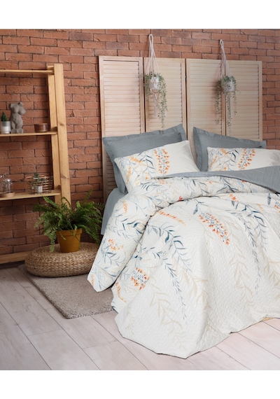 Cotton Box Tek Kişilik Complete Set Hiedra Indigo