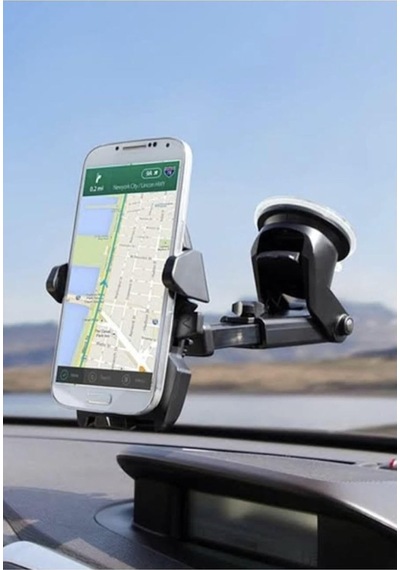 Hombak Uzayabilen Vantuzlu Cep Araç Telefon Tutucu Oto Araba İçi Telefon Tutacağı 360 Sku: Zeus8690010098405