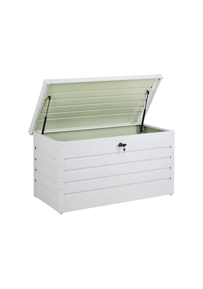 Yardbox Metal Bahçe Dolabı 350 L Beyaz Beyaz