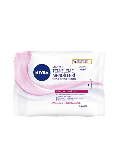 Nivea Makyaj Temizleme Mendili Kuru Ve Hassas Ciltler 25'li