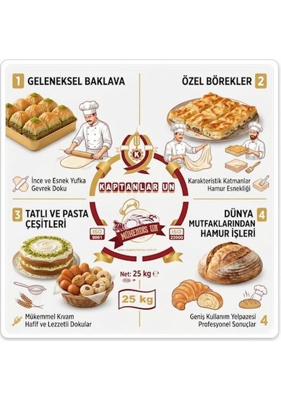 Kaptanlar Mühendis Un 25 Kg
