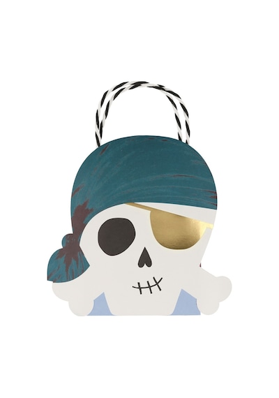 Meri Meri - Pirate Party Bags - Korsan Parti Çantaları - 8'li Tüm Yaşlar