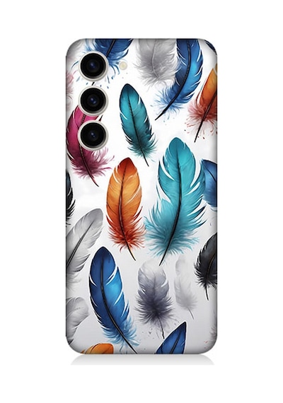 Samsung Galaxy S23 Uyumlu Silikon Kılıf Renkli Soft Tüyler