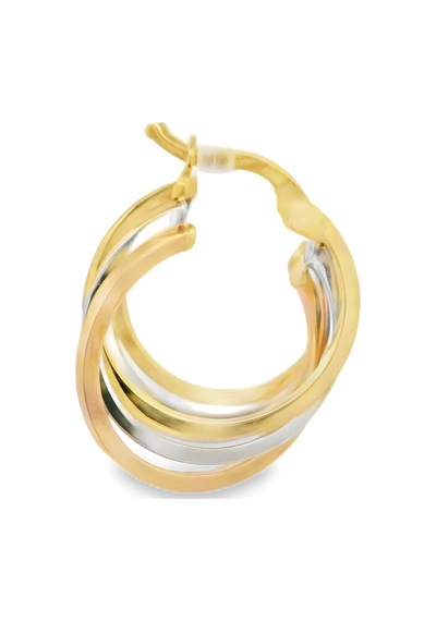 Cigold Taşsız Küpe 14 Ayar Altın 2.99 Gr Oa-k1tb01069330 Renkli