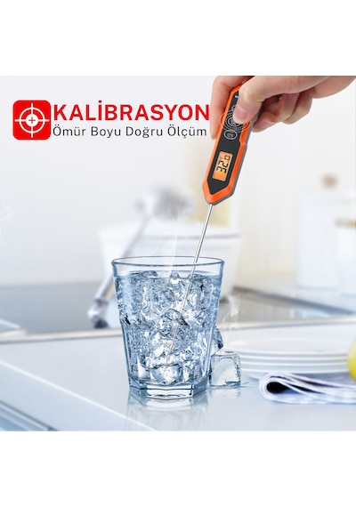 Thermopro Tp15h Dijital Et Ve Gıda Termometresi - Ipx6 Su Geçirmez, 3 Saniyede Hızlı Ölçüm