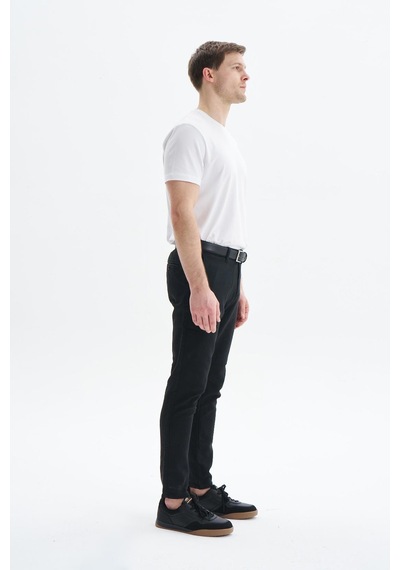 AR-MA Arma Erkek Örme Kumaş Slim Fit Dar Kesim Esnek Kumaş Pantolon K9pcd0526 Siyah