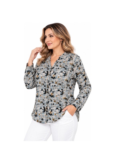 Wearon Kadın Düğmeli Modelli Bluz Bgl-st05659 Taş