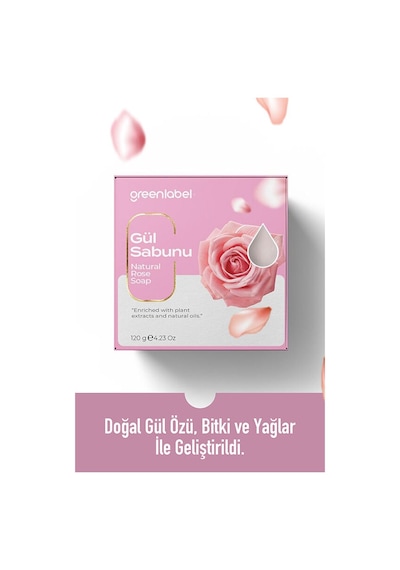 Greenlabel Gül Sabunu 120 Gr