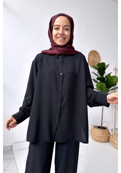 Kahijab Pearly Takım - Siyah