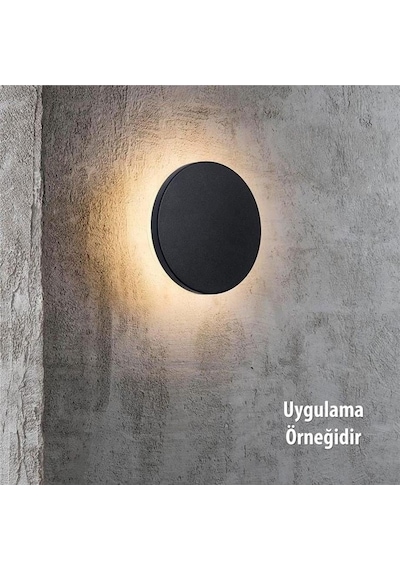 Ip Duvar Apliği Dekortif Açık Dış Alan Mekan Lamba Aydınlatma Işık Su Geçirmez Bahçe Led Modern A-ıpd-5072 12w Beyaz