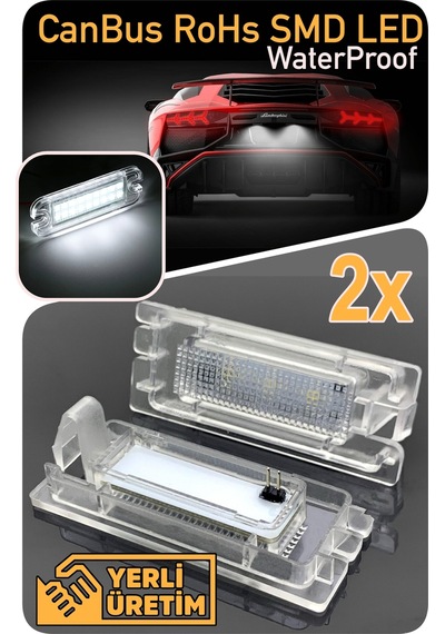 Renault Espace 4 Canbus Led Plaka Aydınlatma Ledi Lambası