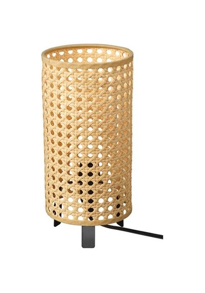 Ikea Saxhyttan Abajur, Bej-siyah, 26 Cm