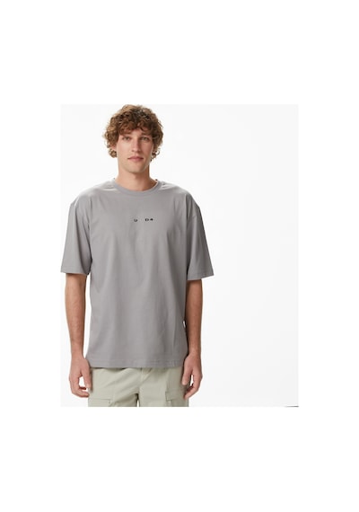 Unıted4 Regular Fit Erkek Gri T-shirt Yutot