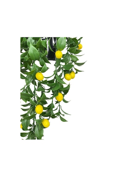 Yapay Çiçek Saksıda Sarkan Limon 60*20cm