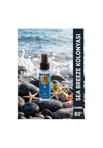 Sea Breeze Kolonyası 60 Ml Sprey Tuzlu Deniz Cep Boy Seyahat %80 Alkollü