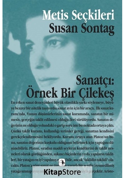Kitapstore Sanatçı Örnek Bir Çilekeş / Susan Sontag