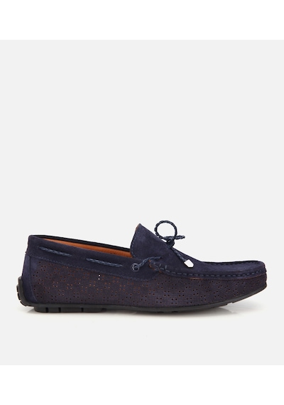 Hotiç Erkek Süet Deri Lacivert Delikli Günlük Loafer 02ayh319470a680 02ayh319470a680