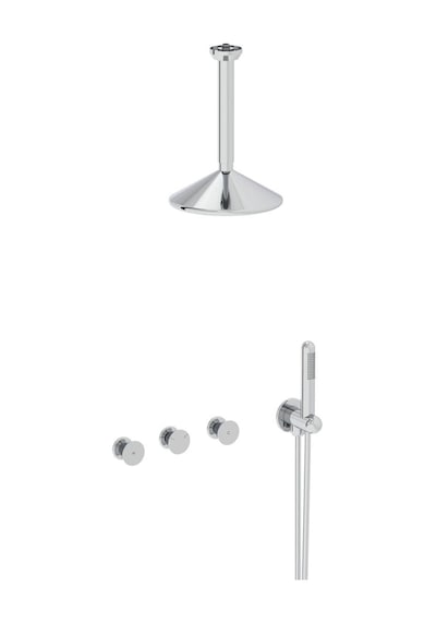 VitrA Liquid A42777 Ankastre Duş Seti, Krom