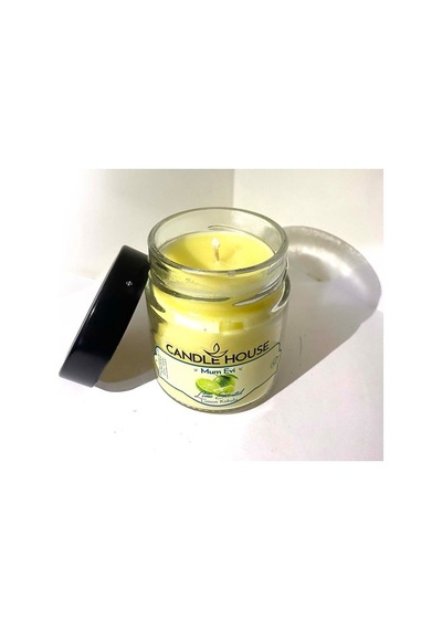 Limon Kokulu Kavanoz Mum (450Gr)