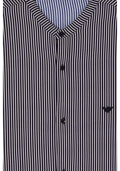 Emporio Armani Erkek Gömlek Em005144 Af20445 F1039 Siyah-bej Siyah-bej