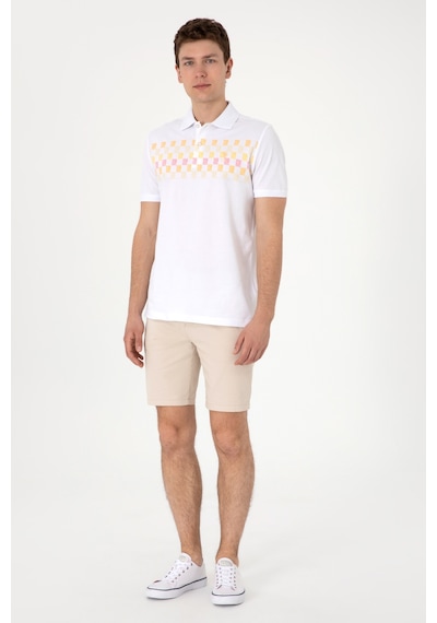 U.S. Polo Assn. Erkek Regular Fit Polo Yaka Turuncu Tişört 50300386-VR202