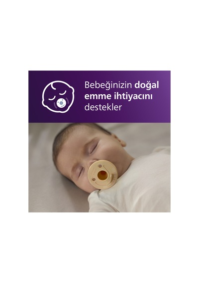 Soothie Emzik, Ortadontik, %100 Silikon, 0-3 Ay, Erkek, Scf191/21