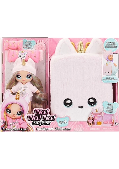 Na Na Na Surprise 3 İn 1 Backpack Bedroom Britney Sparkles