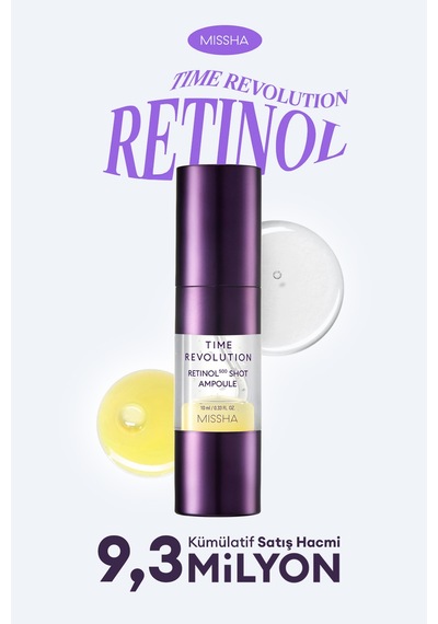 Retinol İçerikli Besleyici Ampul Time Revolution Retinol 500 Shot Ampoule