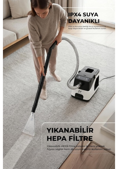 Ayrex Kt-503 Premium Koltuk & Halı Yıkama Makinesi 800w 17 Kpa